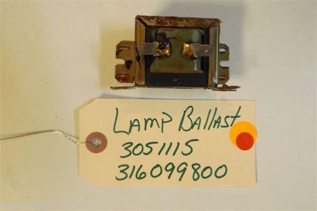 TAPPAN Stove 3051115 316099800 Lamp ballast used part TAPPAN Stove 3051115 316099800 Lamp ballast used part